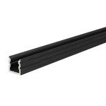 Deko-Light 970183 Profil, U-Profil hoch AU-02-05, 2m, Schwarz, Aluminium, Matt, Eloxiert, Länge: 2 