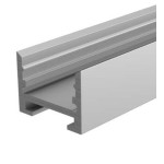 Deko-Light 970284 Profil, Nuten-Profil, U-hoch AU-10-12, 2m, Weiß, Aluminium, Matt, Pulverbeschich 