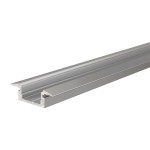 Deko-Light 975001 Profil, T-Profil flach ET-01-08, 2m, Silber, Aluminium, Matt, Eloxiert, Länge: 2 