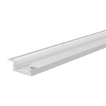 Deko-Light 975005 Profil, T-Profil flach ET-01-08, 2m, Weiß, Aluminium, Matt, Pulverbeschichtet, L 