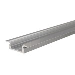 Deko-Light 975021 Profil, T-Profil flach ET-01-10, 2m, Silber, Aluminium, Matt, Eloxiert, Länge: 2 