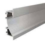 Deko-Light 975491 Profil, Trockenbau-Profil, Wandvoute EL-02-12, 2m, Silber, Aluminium, Matt, Elox 