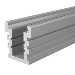 Deko-Light 975781 Profil, IP-Profil, U-hoch, befahrbar EU-01-12, 2m, Silber, Aluminium, Matt, Elox 