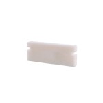 Deko-Light 978020 Profil Endkappe, Endkappe P-AU-01-12 Set 2 Stk, Weiß, Kunststoff, Länge: 18 mm, 