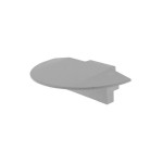 Deko-Light 978081 Profil Endkappe, Endkappe P-ET-01-08 Set 2 Stk, Grau, Kunststoff, Länge: 23 mm, 