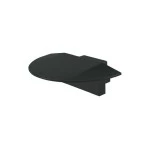 Deko-Light 978082 Profil Endkappe, Endkappe P-ET-01-08 Set 2 Stk, Schwarz, Kunststoff, Länge: 23 m 
