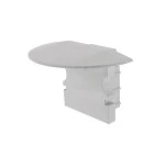 Deko-Light 978121 Profil Endkappe, Endkappe P-ET-02-08 Set 2 Stk, Grau, Kunststoff, Länge: 23 mm, 