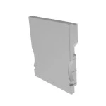 Deko-Light 978351 Profil Endkappe, Endkappe H-AU-02-20 Set 2 Stk, Grau, Kunststoff 