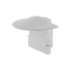 Deko-Light 978621 Profil Endkappe, Endkappe F-ET-02-08 Set 2 Stk, Grau, Kunststoff, Länge: 23 mm, 