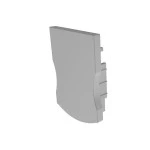 Deko-Light 978711 Profil Endkappe, Endkappe F-AU-03-12 Set 2 Stk, Grau, Kunststoff, Länge: 25.7 mm 