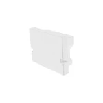 Deko-Light 979000 Profil Endkappe, Endkappe H-AU-01-10 Set 2 Stk, Weiß, Kunststoff, Länge: 16 mm, 