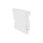 Deko-Light 979030 Profil Endkappe, Endkappe H-AU-02-12 Set 2 Stk, Weiß, Kunststoff, Länge: 18 mm, 