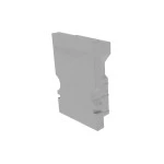 Deko-Light 979101 Profil Endkappe, Endkappe H-AU-02-08 Set 2 Stk, Grau, Kunststoff, Länge: 14 mm, 