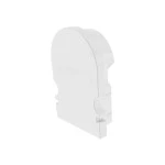 Deko-Light 979520 Profil Endkappe, Endkappe R-AU-02-10 Set 2 Stk, Weiß, Kunststoff, Länge: 16 mm, 
