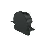 Deko-Light 979542 Profil Endkappe, Endkappe R-ET-01-10 Set 2 Stk, Schwarz, Kunststoff, Länge: 25 m 