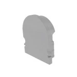 Deko-Light 979611 Profil Endkappe, Endkappe R-AU-02-15 Set 2 Stk, Grau, Kunststoff, Länge: 21 mm, 