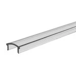 Deko-Light 983500 Profil Abdeckung, Abdeckung F-01-08, 1m, klar, PMMA, Transparent 95% Transmissio 