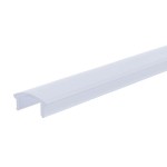 Deko-Light 983505 Profil Abdeckung, Abdeckung F-01-08, 2m, milchig, PMMA, Satiniert 40% Transmissi 