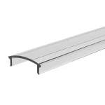 Deko-Light 983530 Profil Abdeckung, Abdeckung F-01-15, 1m, klar, PMMA, Transparent 95% Transmissio 