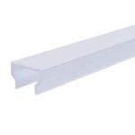 Deko-Light 984005 Profil Abdeckung, Abdeckung H-01-08, 2m, milchig, PMMA, Satiniert 40% Transmissi 