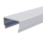 Deko-Light 984045 Profil Abdeckung, Abdeckung H-01-20, 2m, milchig, PMMA, Satiniert 40% Transmissi 