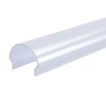 Deko-Light 984524 Profil Abdeckung, Abdeckung R-01-12, 1m, milchig, PMMA, Satiniert 40% Transmissi 