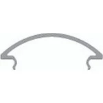 Deko-Light 984580 Profil Abdeckung, Abdeckung R-05-15, 2m, milchig, Polycarbonat, Satiniert 40% Tr 