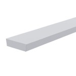 Deko-Light 988055 Profil Abdeckung, Abdeckung I-02-12, 2m, milchig, PMMA, Satiniert 40% Transmissi 