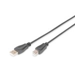 Digitus AK-300105-005-S USB 2.0 Anschlusskabel 0,5 Meter 