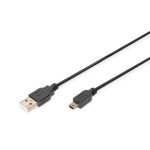 Digitus AK-300130-018-S USB 2.0 Anschlusskabel 1,8 Meter 