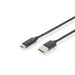 Digitus AK-300148-030-S USB Type-C Anschlusskabel Typ USB-A auf USB-C 3 Meter 