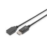 Digitus AK-340200-020-S DisplayPort Verlängerungskabel DP 2 Meter 