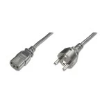 Digitus AK-440110-012-S Netzanschlusskabel 1,2 Meter 