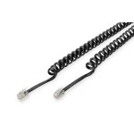 Digitus AK-460101-020-S UAE Modular Spiral-Anschlusskabel 2 Meter 