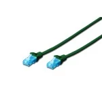 Digitus DK-1511-020/G CAT 5e U/UTP Patchkabel grün 2 Meter 
