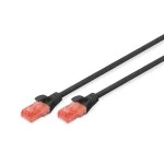 Digitus DK-1617-0025/BL CAT 6 U/UTP Patchkabel LSZH schwarz 0,25 Meter 