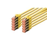 Digitus DK-1644-010-Y-10 CAT 6 S/FTP Patchkabel gelb 1 Meter 10 Stück 