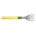 Digitus DK-1744-A-VH-10-P CAT 7A Klasse FA S/FTP Twisted Pair Installationskabel Simplex 1500 MHz gelb 1000 Meter 