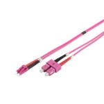 Digitus DK-2532-03-4 LWL Multimode Patchkabel OM4 LC / SC 3 Meter 