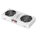 Digitus DN-19 FAN-2-WM-T Dachlüftereinheit für 483mm (19 Zoll) Wandgehäuse 