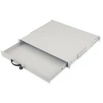 Digitus DN-19 KEY-1U Tastatureinschub & Dokumentenablage für 483mm (19 Zoll)-Schränke grau 