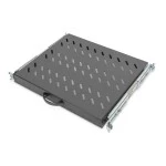 Digitus DN-19 TRAY-2-600-SW Ausziehbarer Fachboden für 483mm (19 Zoll)-Schränke 