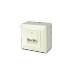 Digitus DN-9002/B5-N CAT 5e Klasse D Datendose geschirmt Aufputz 5 Stück 