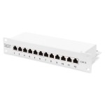 Digitus DN-91612S-G CAT 6 Klasse E Patch Panel geschirmt grau 