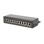 Digitus DN-91612SD-EA Desktop CAT 6A Klasse EA Patch Panel geschirmt schwarz 