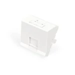 Digitus DN-93802-6-SH Frontplatte 1-Port 45 x 4m abgewinkelt für Rahmen DN-93802-5-SH 