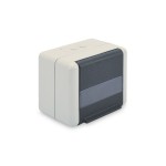Digitus DN-93844-OD Datenanschlussdose für Keystone Module IP44 Aufputz mit Klappdeckel 