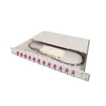 Digitus DN-96331-4 LWL Spleißbox 1HE bestückt LC OM4 