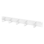 Digitus DN-97601 Kabelrangierpanel mit Kabelführungsbügeln für 483mm (19 Zoll)-Schränke 1HE grau 