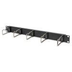 Digitus DN-97667 Kabelrangierpanel mit Stahlbügeln für 482,6mm (19 Zoll)-Schränke 1HE 